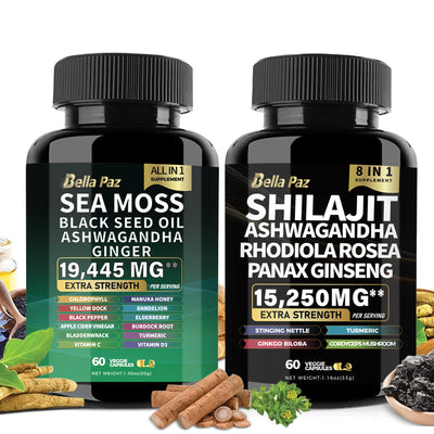 MaySex BellaPaz Shilajit and Sea Moss Capsules