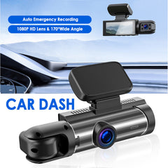 Dual-Lens Car DVR Dash Camera