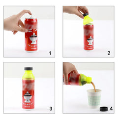 6 Pcs Reusable Soda Can Lid Set