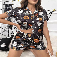 Women’s 2 Piece Halloween Pajama Set