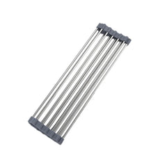 Foldable Stainless Steel Dish Drainer Drying Rack