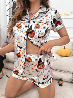 Women’s 2 Piece Halloween Pajama Set