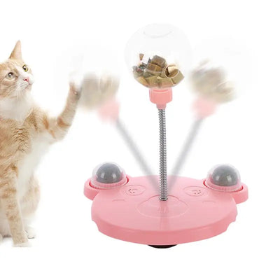 WhiskerWobble Cat Food Ball Toy