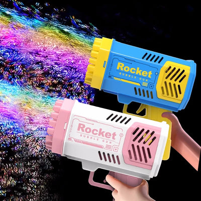 40 Holes Electric Rocket Bubble Gun